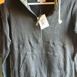 Ampersand Black Camo-Lined Zip-Up XS NEW